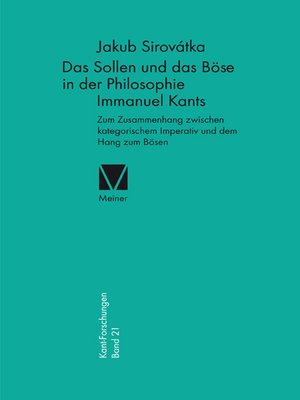 cover image of Das Sollen und das Böse in der Philosophie Immanuel Kants